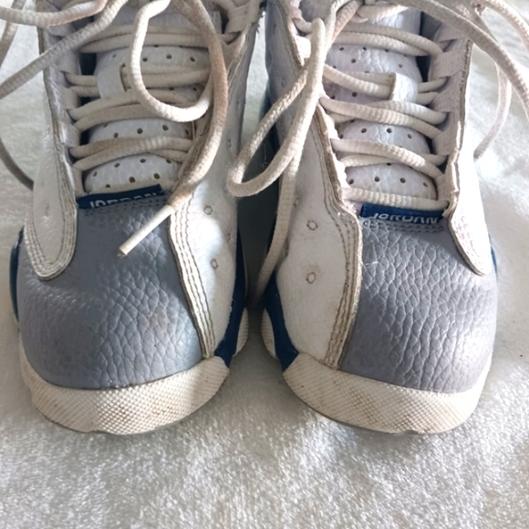 Nike Air Jordan 13 Retro French Blue Sneakers, Child Size 13C - Picture 6 of 14